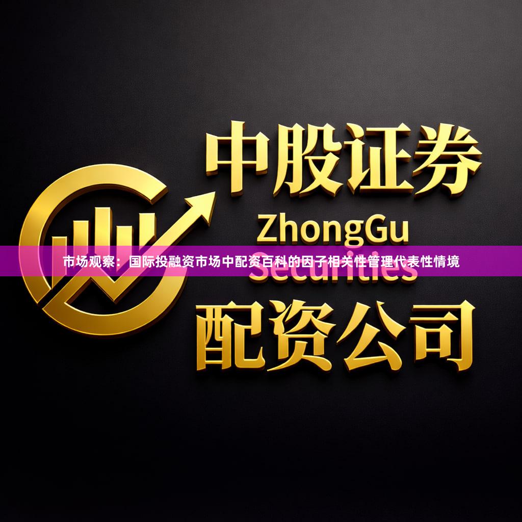 市场观察：国际投融资市场中配资百科的因子相关性管理代表性情境