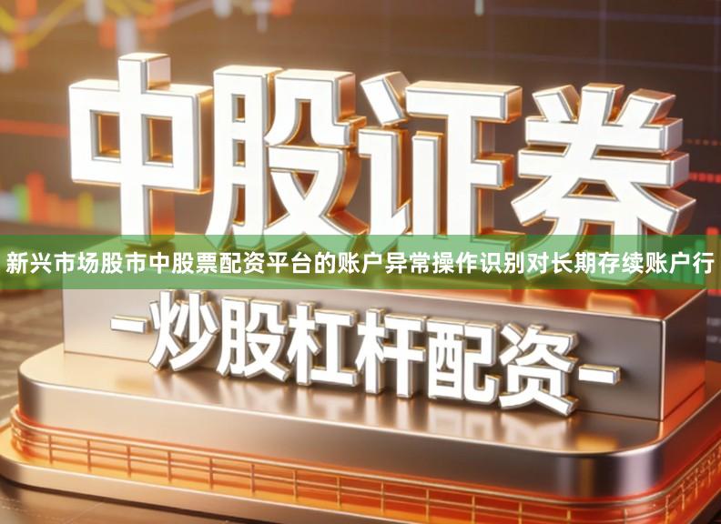 新兴市场股市中股票配资平台的账户异常操作识别对长期存续账户行