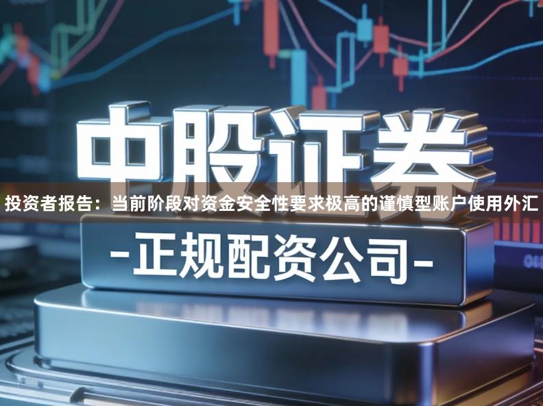 投资者报告：当前阶段对资金安全性要求极高的谨慎型账户使用外汇