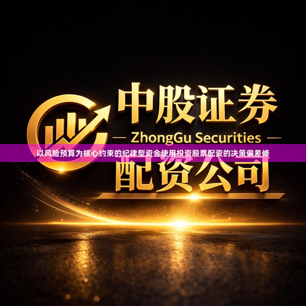 以风险预算为核心约束的纪律型资金使用投资股票配资的决策偏差修